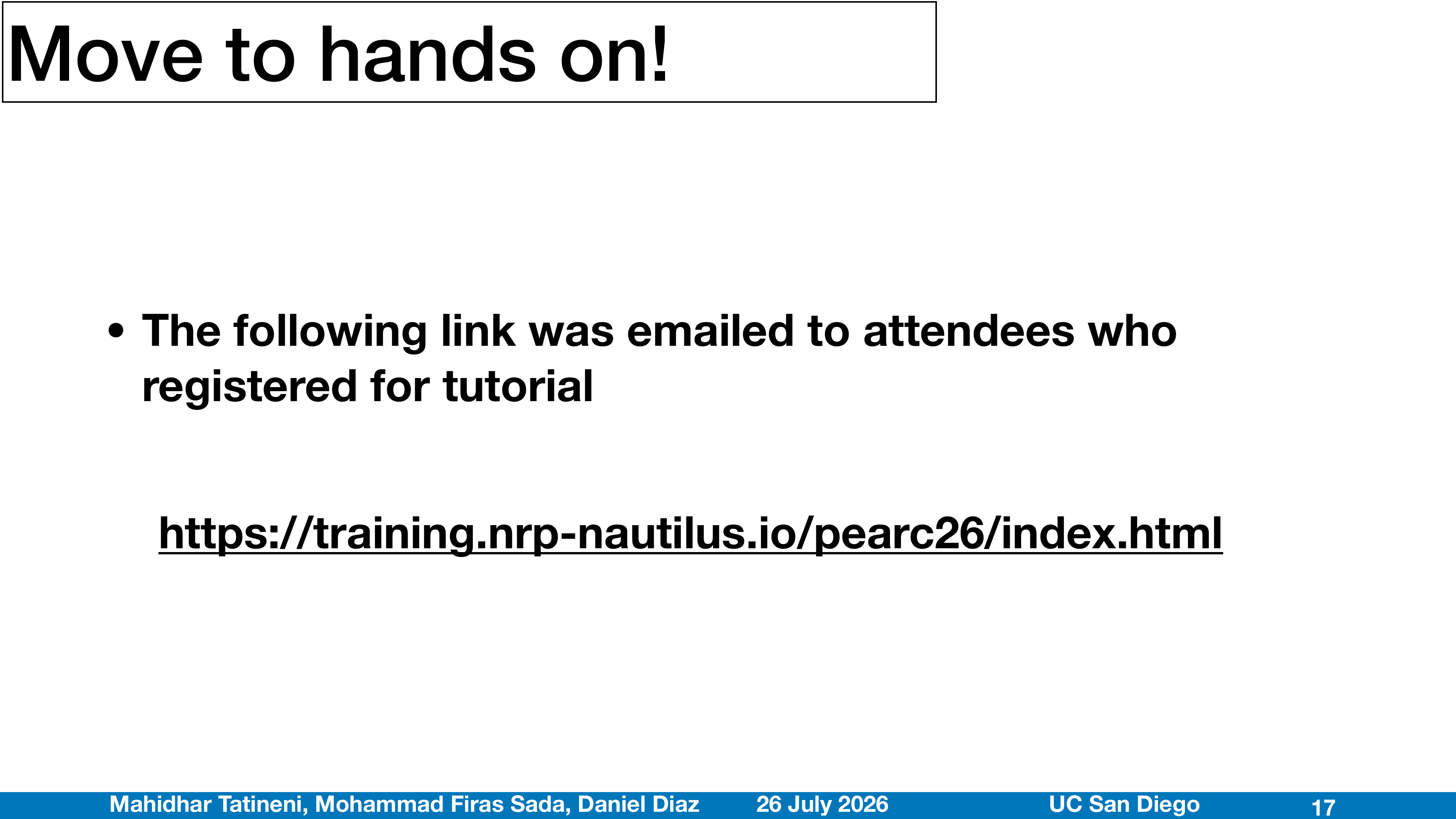 PEARC26 Intro Slides page 17